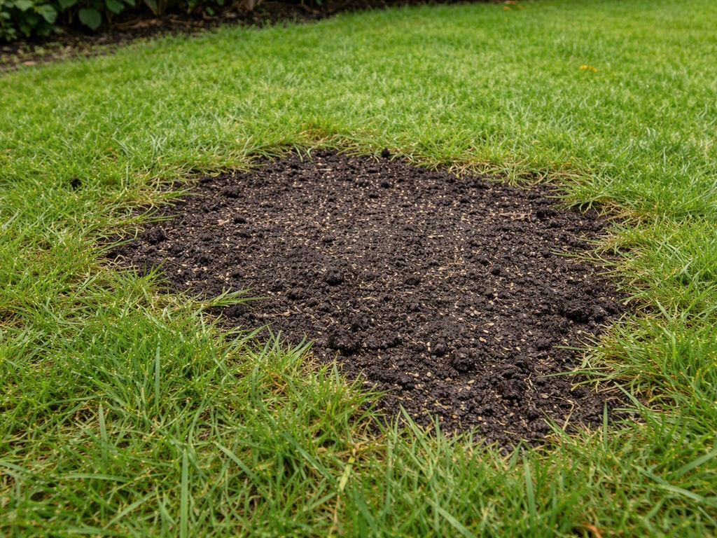 Kale plekken in het gras: diagnose en herstel in 1 plan