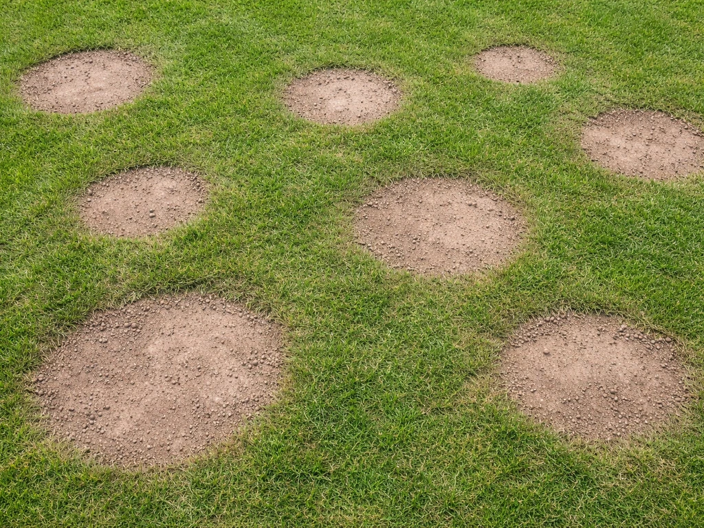 Ronde kale plekken in het gras: oorzaken en herstelstappen