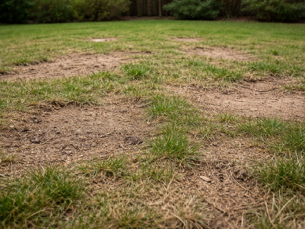 kale plekken gras oorzaak