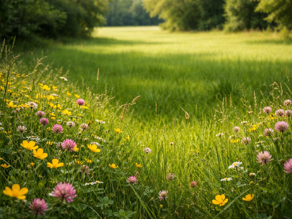 Gras met bloemen: gazon omvormen naar bloemrijk veld