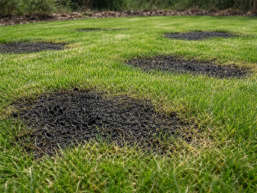 Zwarte plekken in gras: oorzaken en vandaag nog aanpak