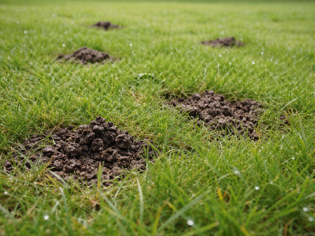 Wormen in grasveld: herken oorzaak en pak het direct aan